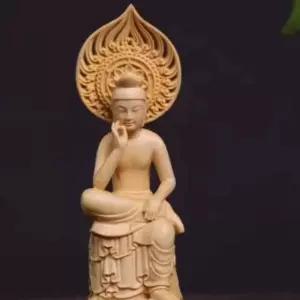 반가사유상 미니 불상 소불 염화 부처상 미륵 합장 인테리어 생각 불교상