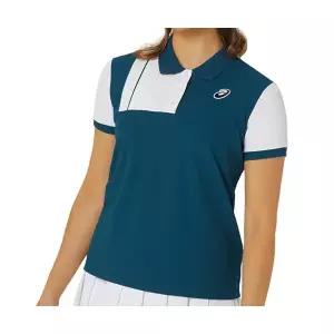 아식스 ASICS 우먼 클래식 SS 폴로 셔츠(2042A295412) 반팔 티셔츠