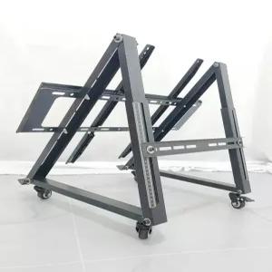 이동식 tv 거치대 tv받침대 바닥 낮은 모니터 바퀴 스탠드 회의실 이젤형