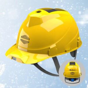 시원한 선풍기 에어컨 여름 쿨러 작업모 현장 건설 공사장