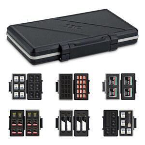 JJC 호환 방수 A XQD TF SD SSD 스 지 홀더 메모리 보관함 카드 케이스 유형 박스 CF