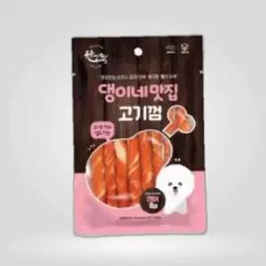 댕댕이 맛집 고기껌 연어8P 애완동물 건강한 강아지동결건조간식 강아지트릿 우유껌 간식