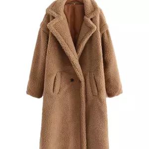 후드 양털 코트 루즈핏 여성 겨울 롱코트 플리스 뽀글이