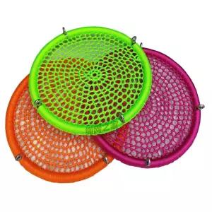 원형 해먹 그네 흔들 밧줄 캠핑 라탄 정원 행잉