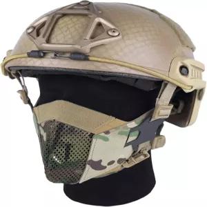 DMGEAR 에어소프트 메쉬 마스크 하프 페이스 편안한 통기성 전술적 하부 얼굴 보호 야외용