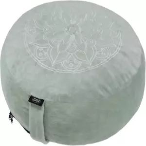 마이데이즈 야외 명상 쿠션 편안한 바닥 베개 벨벳 커버로 베개를 채우는 메모리 폼 시트 프리미엄 요가