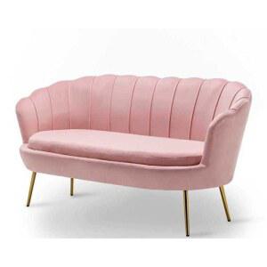 벨벳소파 쇼파 옷가게 대형 핑크 샵 180CM 원룸 등받이 인테리어 조개 휴식