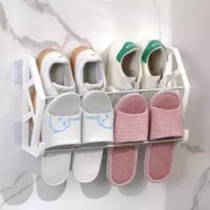 슈즈월 화이트 신발 EAS 2단 정리대 벽부착