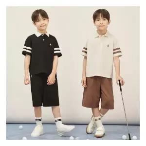 매장정품 [빈폴키즈] 25FW 피케 칼라 반소매  버뮤다 반바지 2PCS 상하세트(2종 택1) 245227