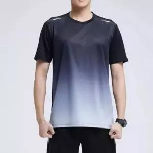 그라데이션 러닝 여름 트레이닝 반팔 티셔츠 팬츠 세트 헬스상하의