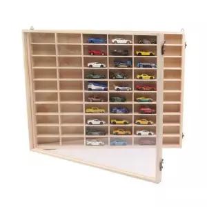 원목 피규어 자동차 미니카 보관함 전시대 진열대 방진도어