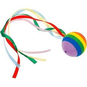 자동차 안테나 볼, 에어리얼 롱 리본 무지개 볼 스타일 차량용 장식 전문가 및 패션 외장 에어리얼,