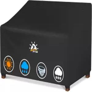 제툼 파티오 러브시트 커버 48인치 - 600D 야외 소파 가구 방수 헤비 듀티 외부 소파용 2인승 벤치