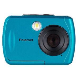 Polaroid IS048 방수 인스턴트 공유 16MP 디지털 휴대용 액션 카메라, 청록색