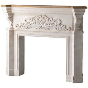 프랑스 벽난로 콘솔 유럽풍 촬영 흰색 장식 벽난로장식 소형