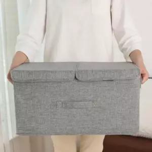 수납 대 의류 옷 박스 정리 보관함 트윈커버 패브릭