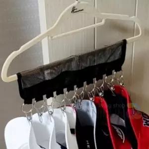 공간절약옷걸이 모자행거 모자걸이 양말건조 양말행거 집게정리대 양말걸이