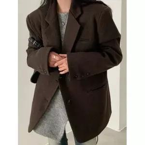 (예쎄) 테일러드 싱글버튼 하프코트 (S5WCT030A)