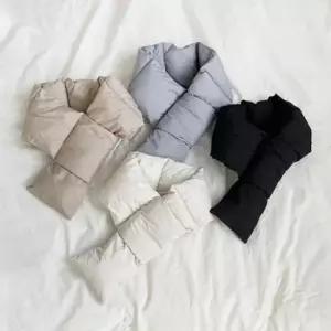 패딩 미니 머플러 목도리