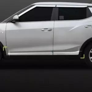 [CAR] 사이드 언더라인 티볼리 스커트 크롬 튜닝 몰딩