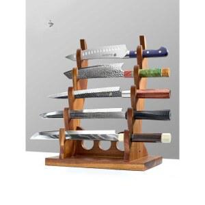 칼거치대 사시미 식칼 회칼 도마 단일상품 걸이 백송 일식당 스시 횟집 원목 오마카세