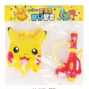 온지니아 피카츄 배낭물총 랜덤 물총놀이 캠핑장난감 물놀이장난감
