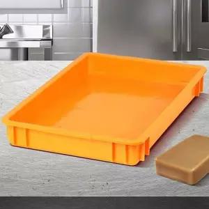 두부박스 플라스틱상자 빵 콘티 노란 묵상자 플라스틱바구니 두부판