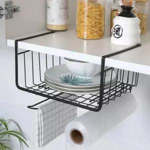 걸이형 키친타올 와이어 싱크대 올인원 언더선반 바스켓