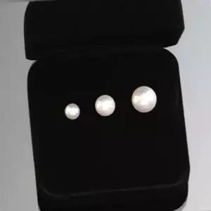 베이직귀걸이 14K 크리스탈 진주 금귀걸이 제작 귀걸이 6mm