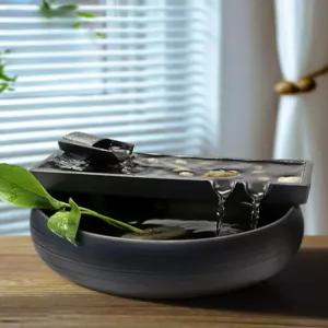 미니 분수대 실내 인테리어 워터파운틴 연못 가습기 거실장식