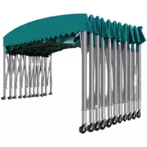 전동 자바라 천막 햇빛 야외 캐노피 어닝 접이식 텐트 대형 이동식 용 방수