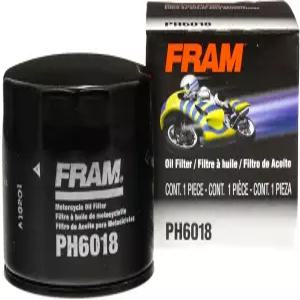 FRAM 엑스트라 가드 PH6018 10K 마일 변경 모터사이클 교체 간격 스핀온 엔진 오일 필터 일부 모델 연도용