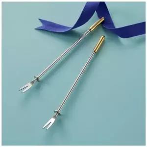 정답만 콕콕 수능선물 24K 순금도금 합격포크 2p 세트