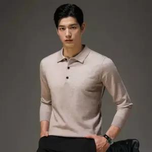 니트티 긴팔티 슬림핏 겨울 가을 단추 카라니트