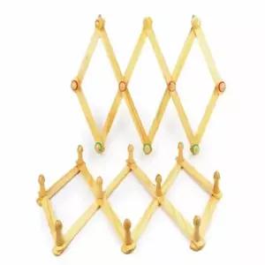 벽면걸이 벽옷걸이 원목 자바라 옷걸이