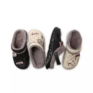 매장정품[브랜드명]HARVARD SHOES 우모 퍼 슬리퍼 방한 샌들 블랙 베이지23_uomo109360