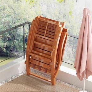접이식 대나무 흔들 록커체어긴 우드 1인용 정원 편안한 흑호두색긴 흑호두색 일광욕
