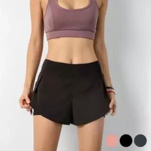 [의류] 와이드 밴딩 히든 포켓 반바지 여성 운동복 주니어 트레이닝 패딩 팬츠 융털 본딩 하의