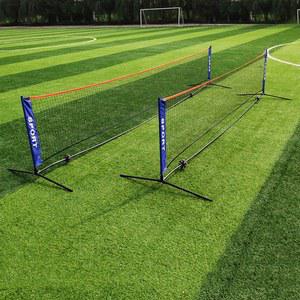 테니스스트랩 야외 테니스 배드민턴 훈련 그물 실내 배구 메쉬 내구성 운동 장비 프레임 없음 3 1m