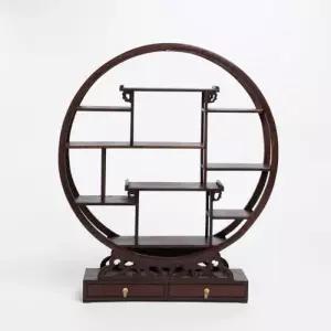 원목 미니선반 다관 아트피플-F09송악 장식장 찻잔