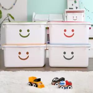 화이트 초대형 해피박스 4+1P 아이방 장난감 정리함