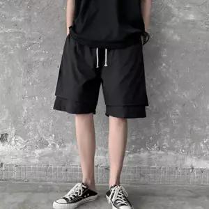 오버핏밴딩팬츠 레이어드반바지 INSUM68