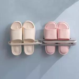 코너 3단 공간활용 실내화 거치대 행거 수건 접이식