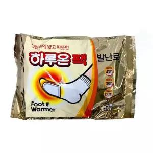 하루온팩 발실속난로 2개입x5세트 양말에 붙이는 발난로