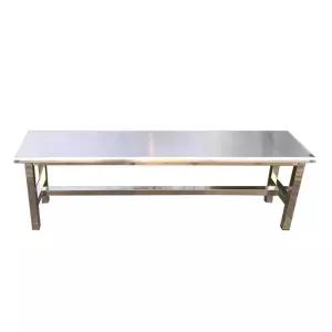 스테인레스 야외 벤치의자 공원 휴게소 카페 대기실