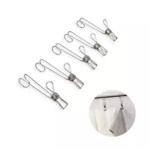 욕실 사무실 행주 스텐 후크집게 S고리-11cm 모빌형 모자걸이 대형집게 뱀 봉집게 만능집게