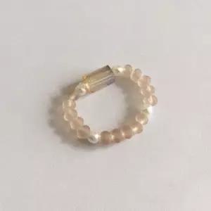 beige tone beads ring 은반지 커플반지 여성반지 링 ring