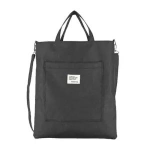 스콰즈 에코백 숄더백 노트북수납 캔버스백 SSA101 보부상가방 캔버스백 노트북수납