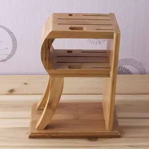 TBZ 대나무 주방 6구 칼블럭 가위걸이 칼보관대 칼보관 주방수납정리 안전칼집 가위꽂이