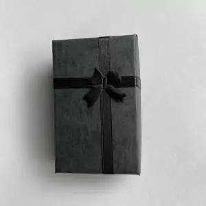 케이스 종이 블랙 사각 박스 선물용 액세서리 목걸이 블랙 사각 포장 보석함